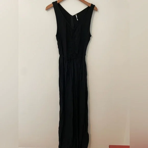 Young Fabulous & Broke Black Maxi Dress, Size L - Picture 2 of 6
